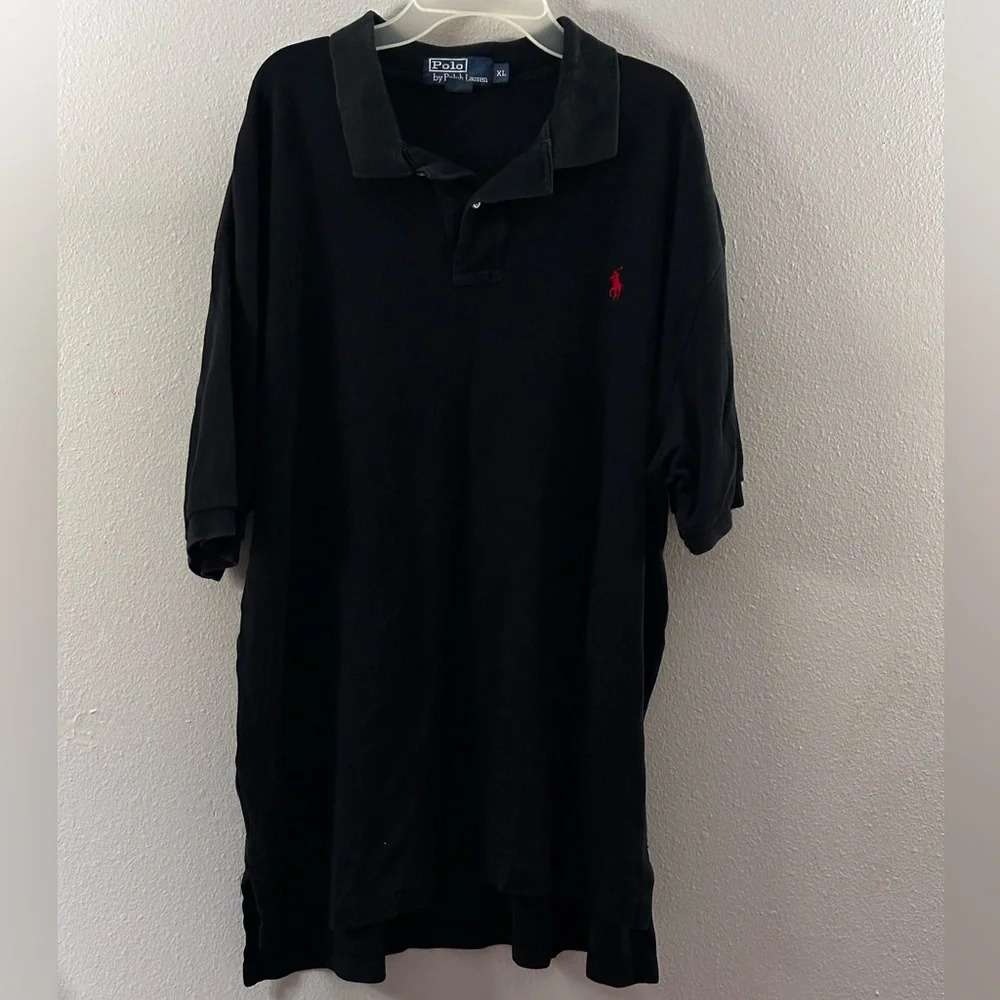 Polo by Ralph Lauren Men Black Short sleeve Shirt Polo size XL